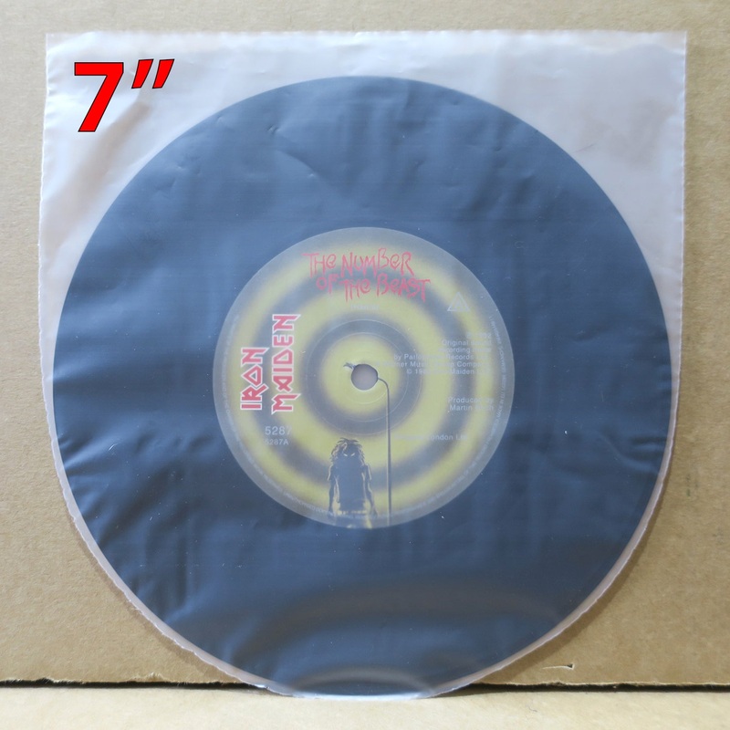 7 Inner Sleeves Poly: Anti-static