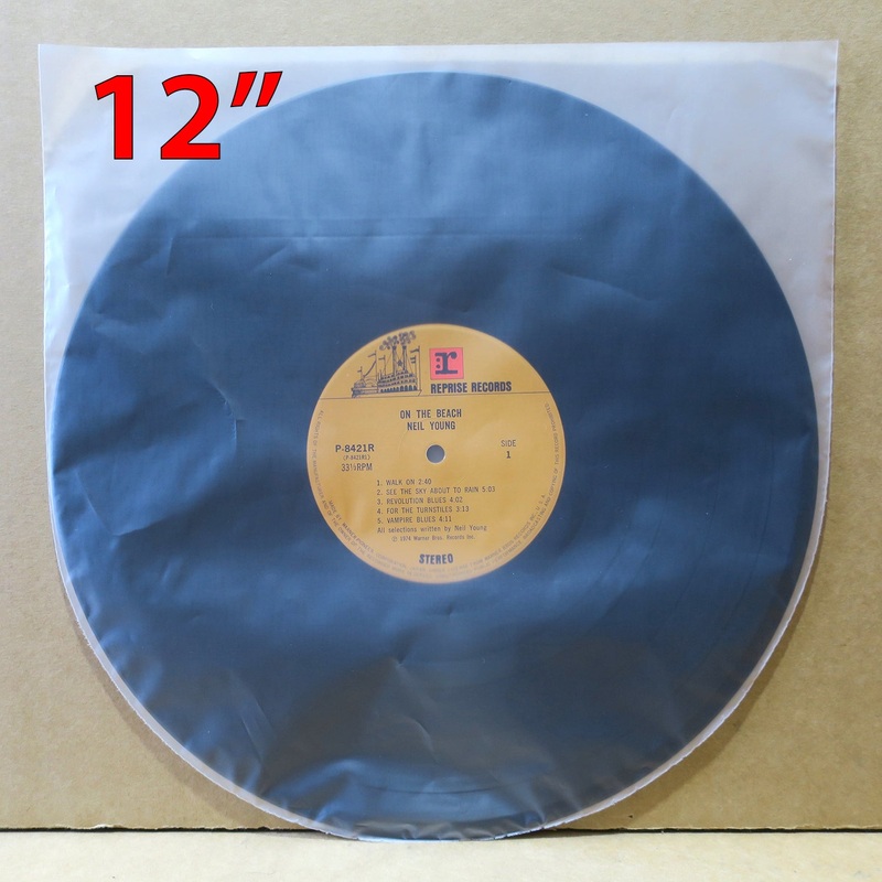 12 Inner Sleeves Anti-static Poly: Regular