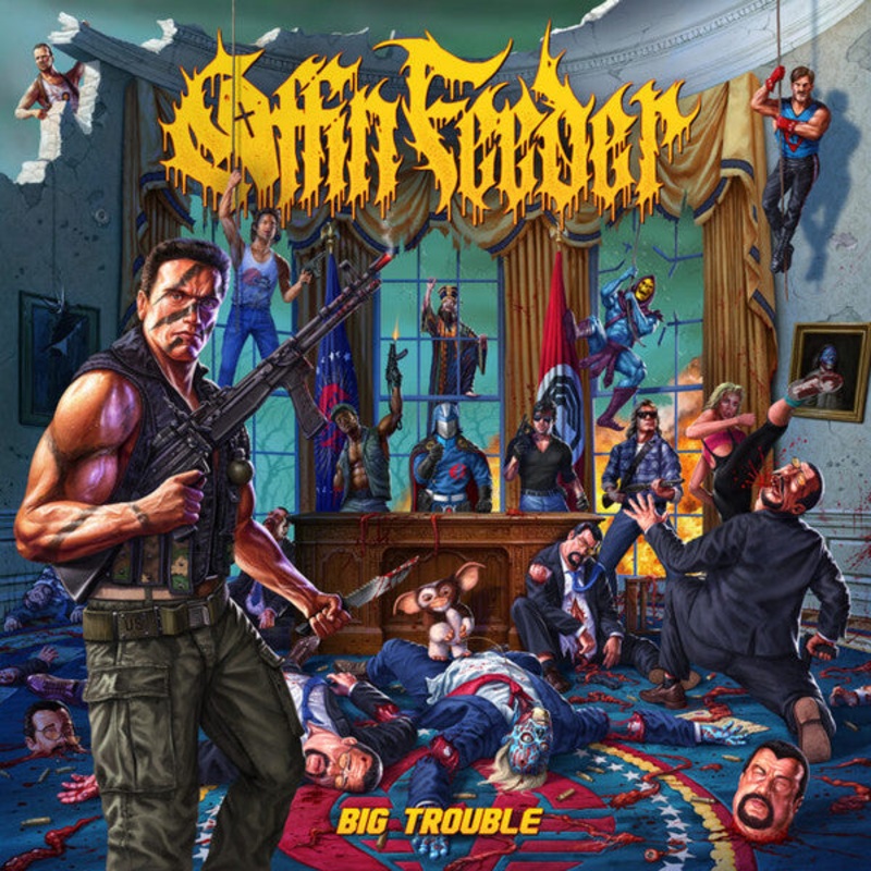 COFFIN FEEDER – Big Trouble LP (Yellow/Black Splatter Vinyl)
