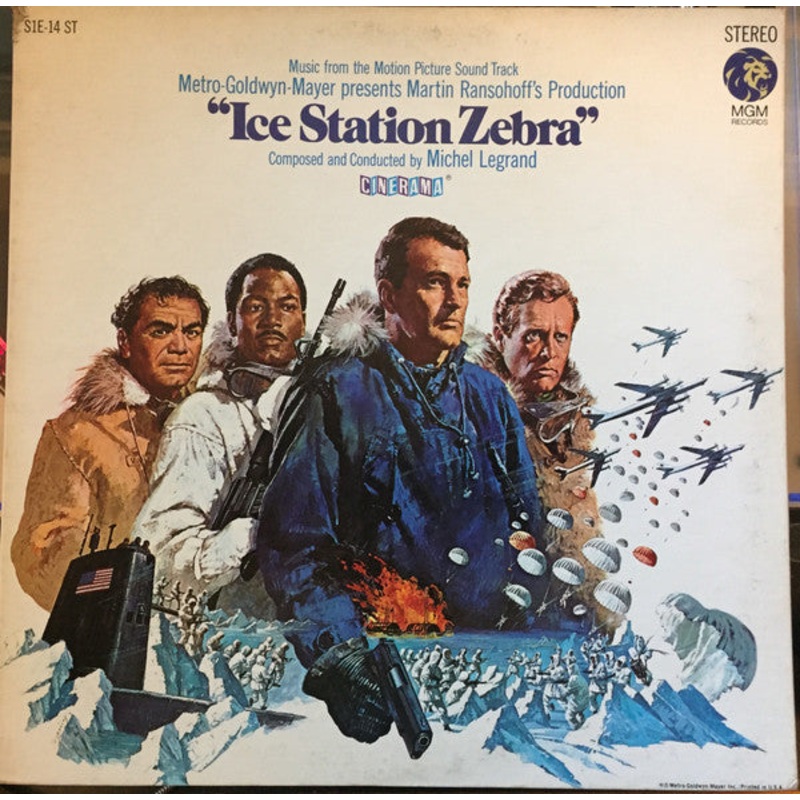 Michel Legrand – Ice Station Zebra – LP, Album, Gat – Near Mint (NM or M-)
