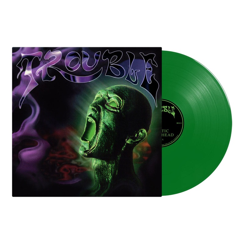 TROUBLE – Plastic Green Head LP (Transparent Green Vinyl)