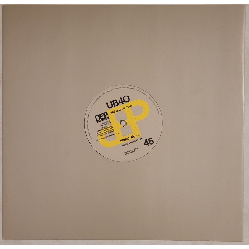UB40 – Riddle Me 12 Single