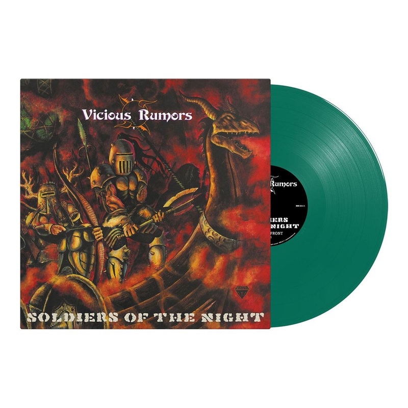 VICIOUS RUMORS – Soldiers Of The Night LP (Transparent Green Vinyl)