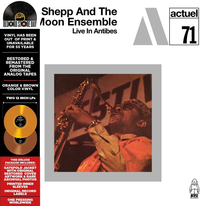 2LP – Archie Shepp and The Full Moon Ensemble – The Complete Live in Antibes