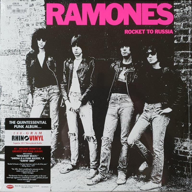 Ramones – Rocket To Russia – LP, Album, RE, RM, 180 – Mint (M)
