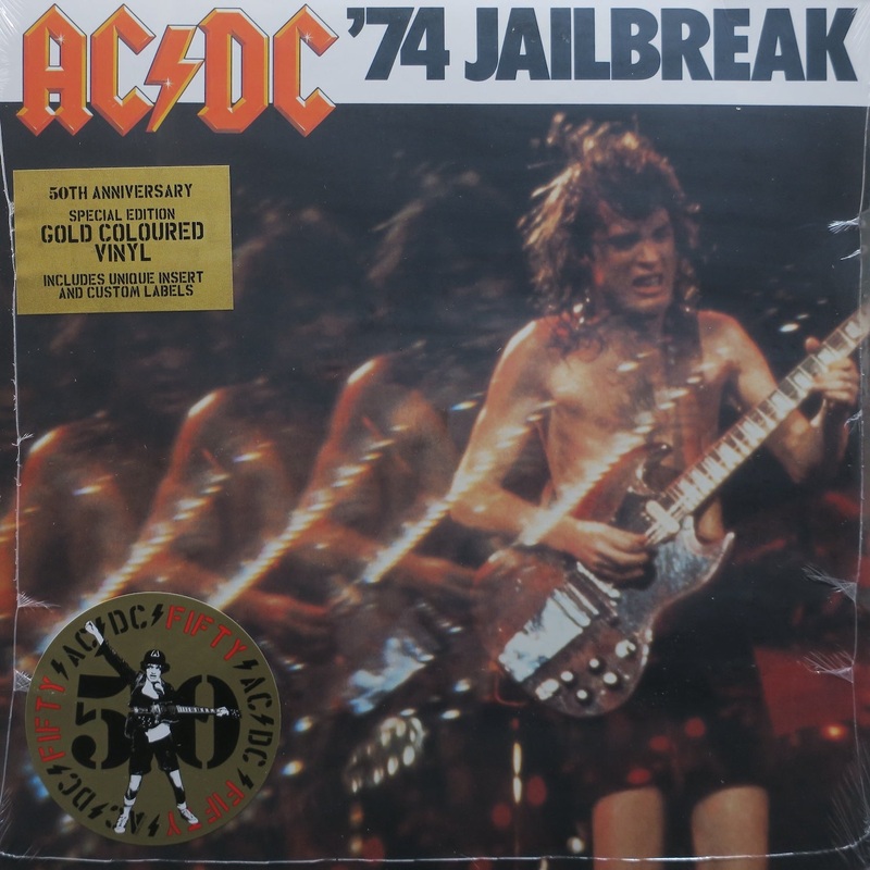 AC/DC ’74 Jailbreak’ Anniversary GOLD Vinyl LP