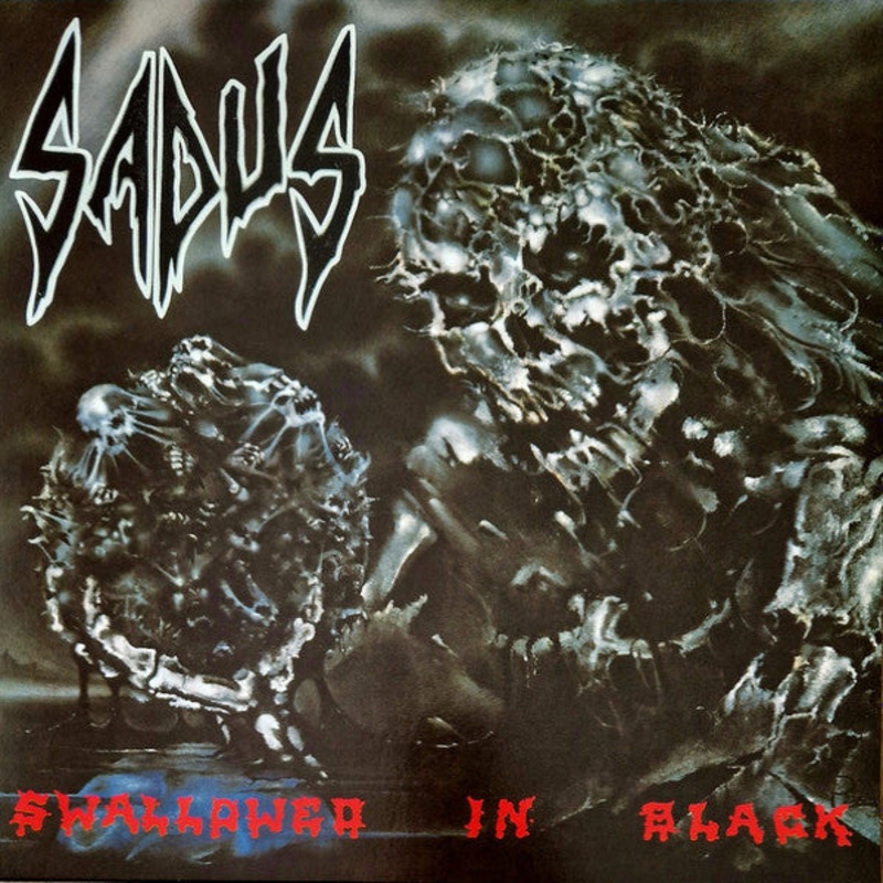 SADUS – Swallowed In Black LP (Transparent Red Vinyl)