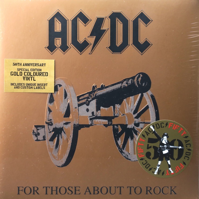 AC/DC ‘For Those About To Rock’ Anniversary GOLD Vinyl LP
