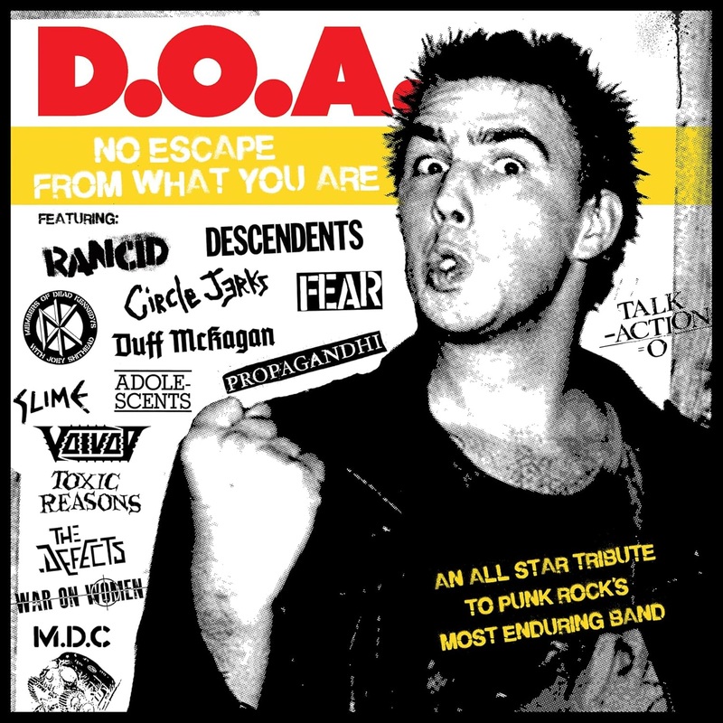 CD – Various – No Escape From What You Are (D.O.A. tribute)