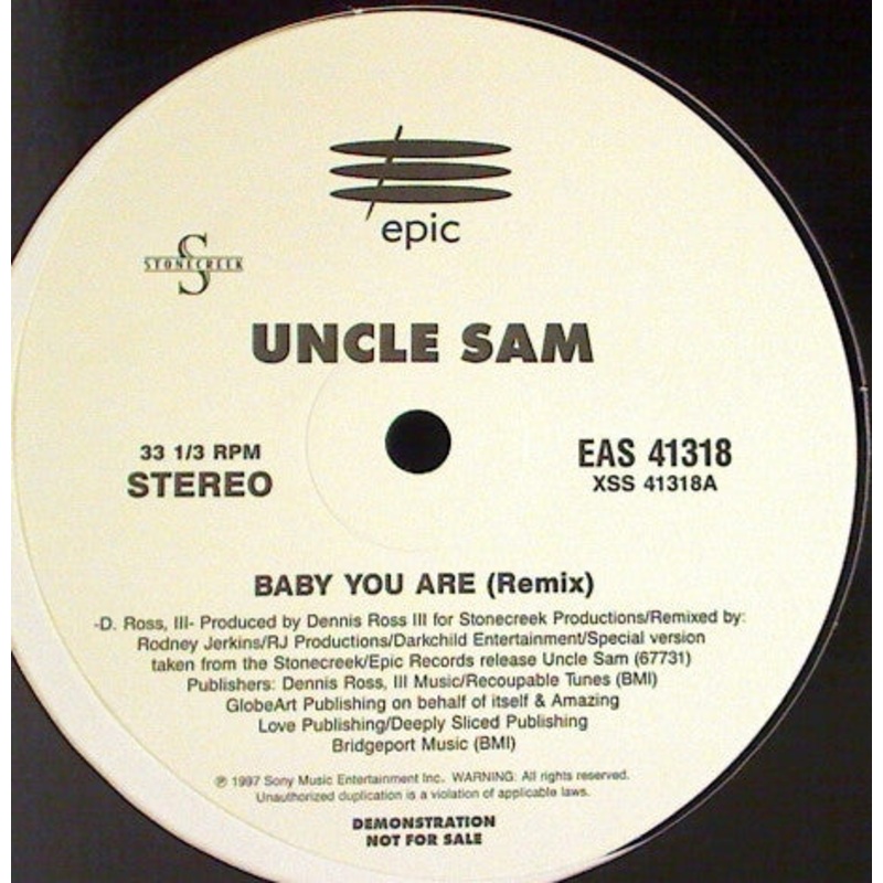Uncle Sam  – Baby You Are – 12, Promo – Very Good Plus (VG+)