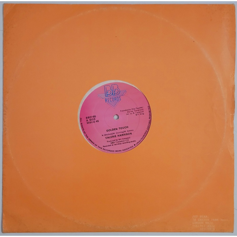 Valerie Campbell – Golden Touch 12 Single