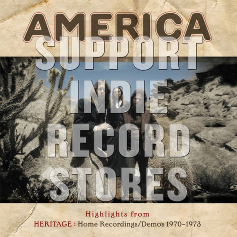 America – Highlights from Heritage: Home Recordings/Demos 1970-1973 – LP