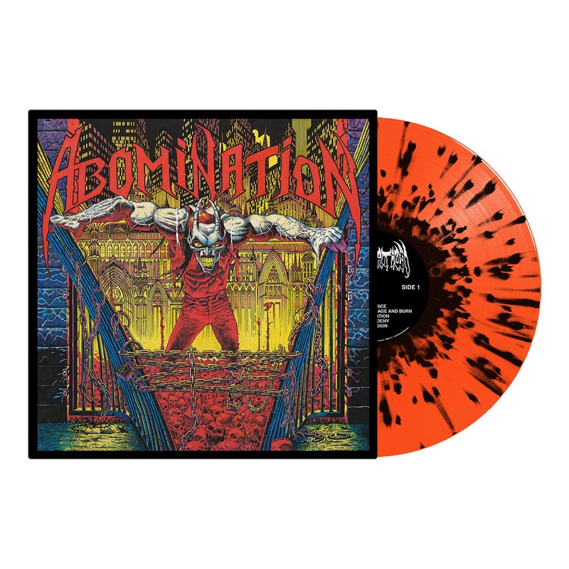 ABOMINATION – Abomination LP (Orange/Black Splatter Vinyl)
