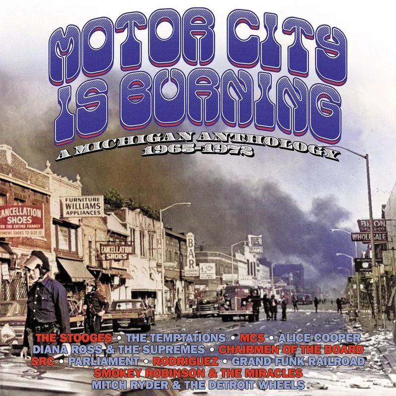 3CD – Various – Motor City Is Burning – A Michigan Anthology 1965-1972