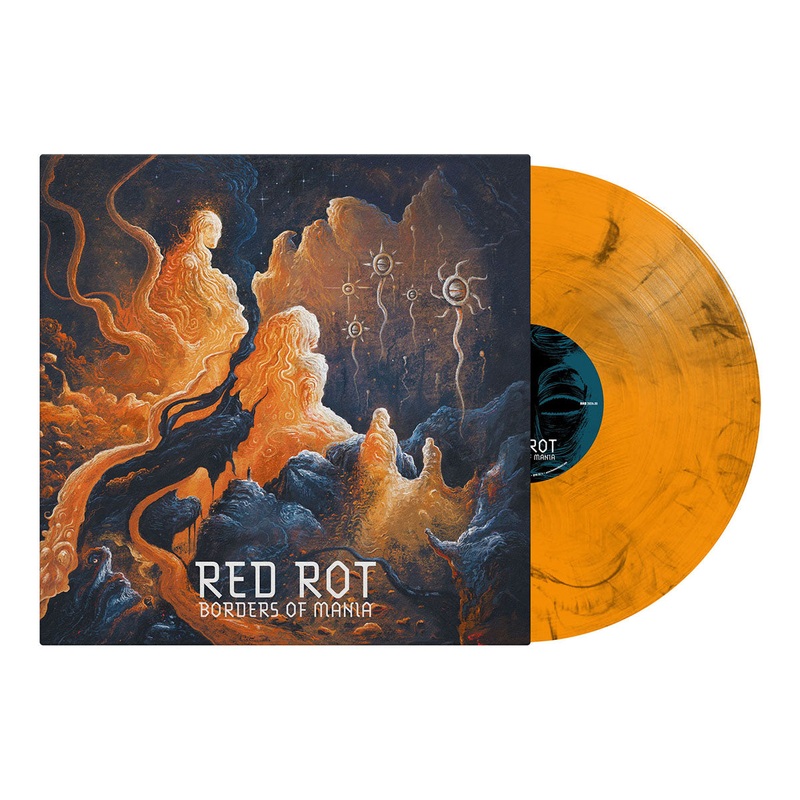 RED ROT – Borders of Mania LP (Orange/Black Marble Vinyl)