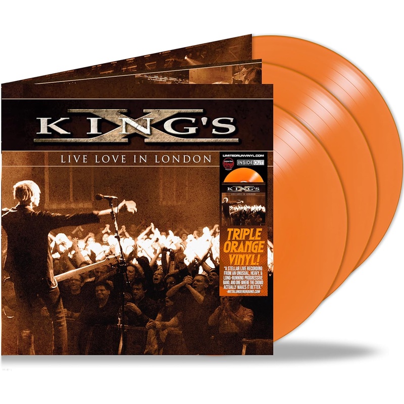 3LP – King’s X –  Live Love in London
