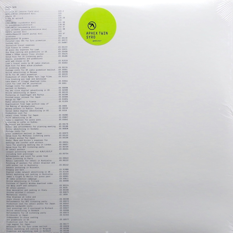APHEX TWIN ‘Syro’ Vinyl 3LP