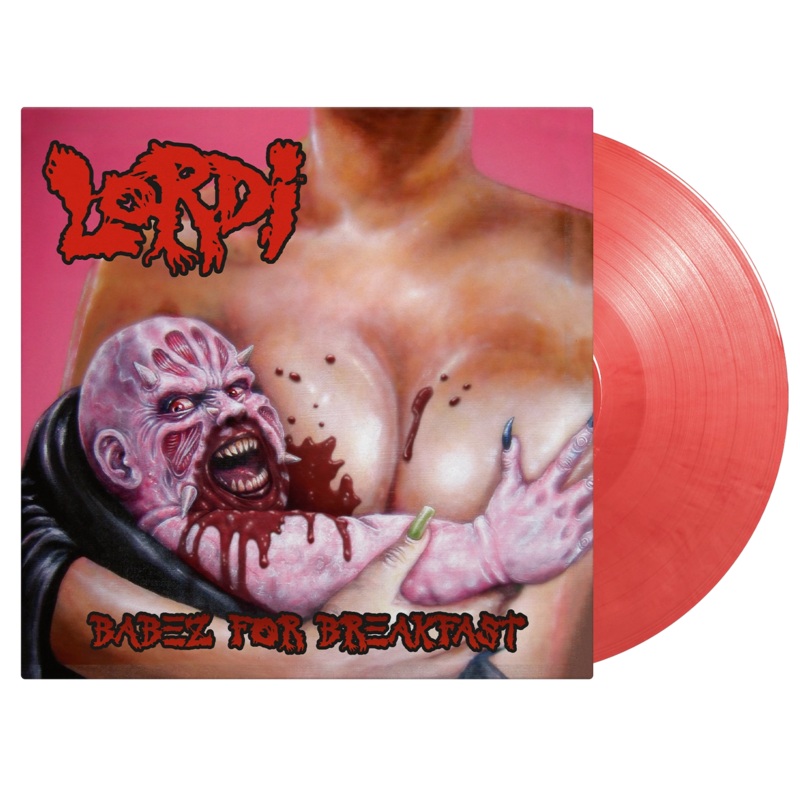 Babez For Breakfast – Pink/Red Marbled Vinyl