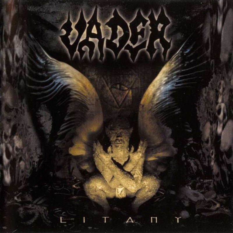 VADER – Litany LP (Clear/Gold Splatter Vinyl)