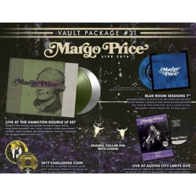 Margo Price  Live At The Hamilton 11/09/2016 Lp (Ltd Deluxe Coke Bottle Clear/ White Vault Package 31)