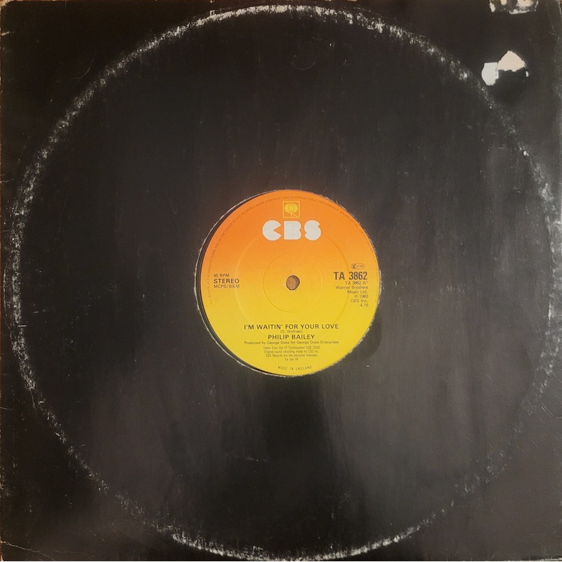 Philip Bailey – I’m Waitin’ For Your Love 12 Single