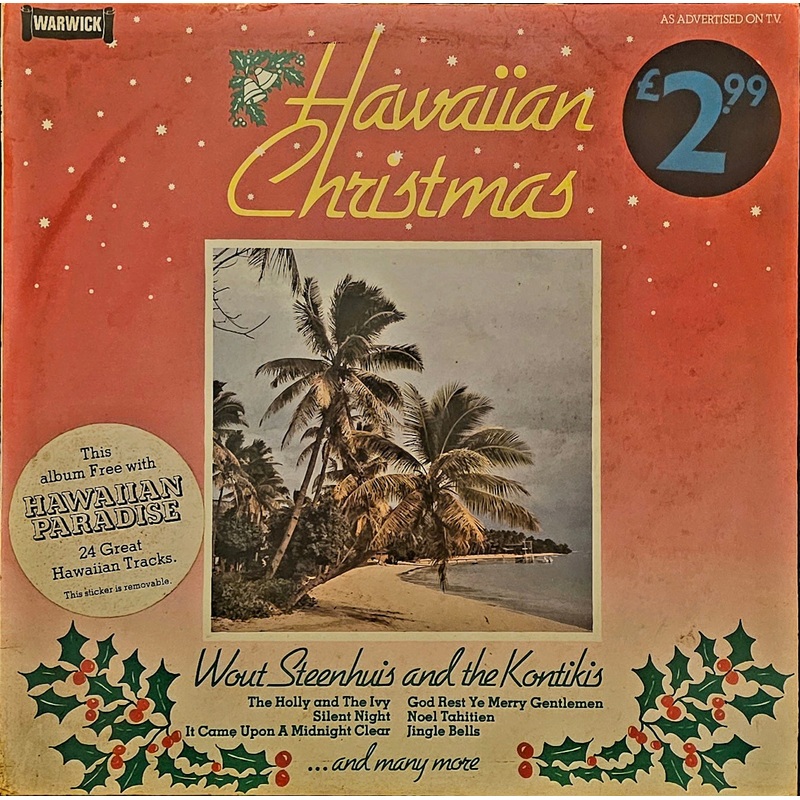 Wout Steenhuis And The Kontikis  Hawaiian Christmas Lp