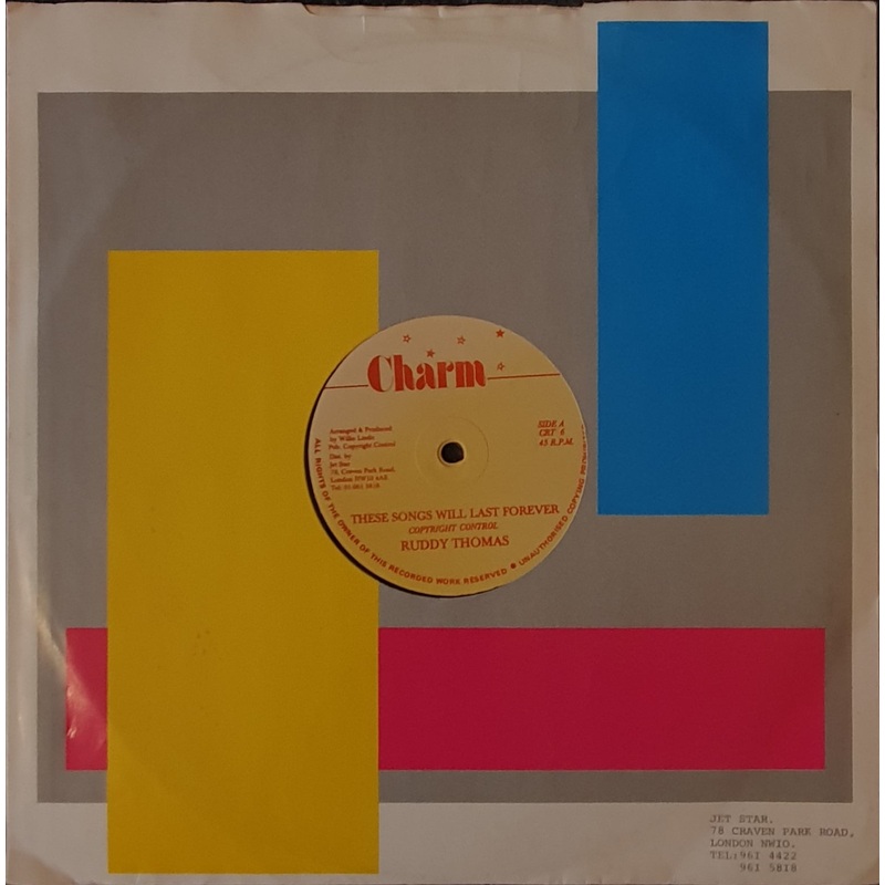 Ruddy Thomas – These Songs Will Last Forever 12 Single
