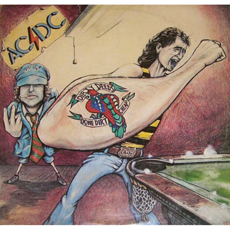 AC/DC – Dirty Deeds Done Dirt Cheap – Very Good (VG)