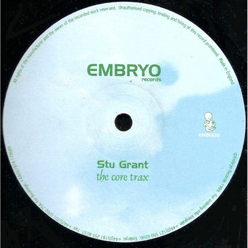 Stu Grant – The Core Trax – 12 – Very Good Plus (VG+)