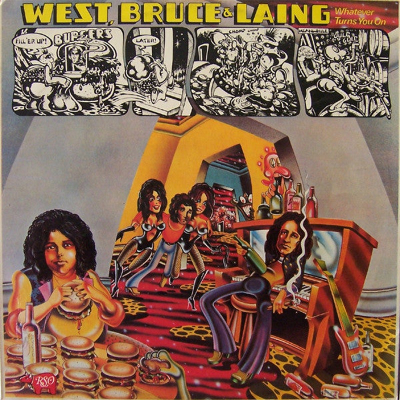 West, Bruce & Laing – Whatever Turns You On – LP, Album – Near Mint (NM or M-)