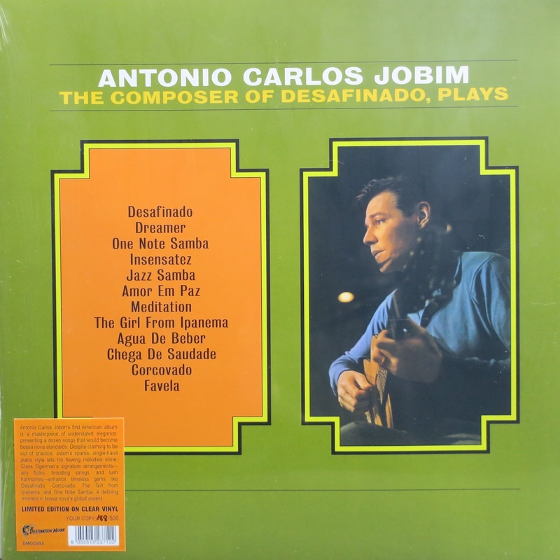 ANTONIO CARLOS JOBIM ‘The Composer Of Desafinado, Plays’ Numbered CLEAR Vinyl LP