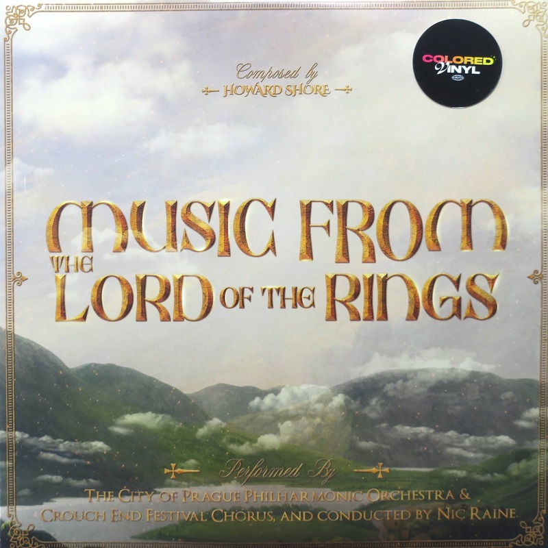 ‘Music From The Lord Of The Rings’ Soundtrack by Howard Shore BROWN Vinyl 3LP