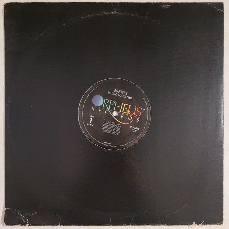 B-Fats – Music Maestro 12 Single