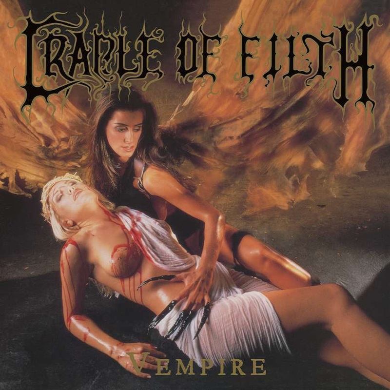 CRADLE OF FILTH – V Empire, Or Dark Faerytales In Phallustein LP (Transparent Orange/Black Marble Vinyl)