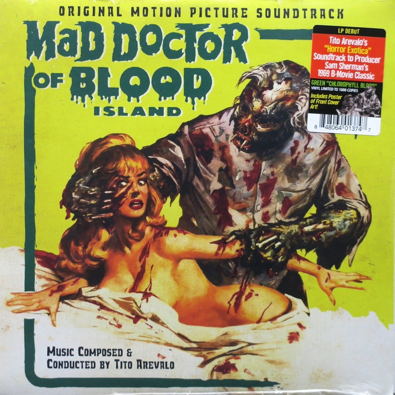 ‘MAD DOCTOR OF BLOOD ISLAND’ Soundtrack Green ‘Chlorophyll Blood’ Colour Vinyl LP