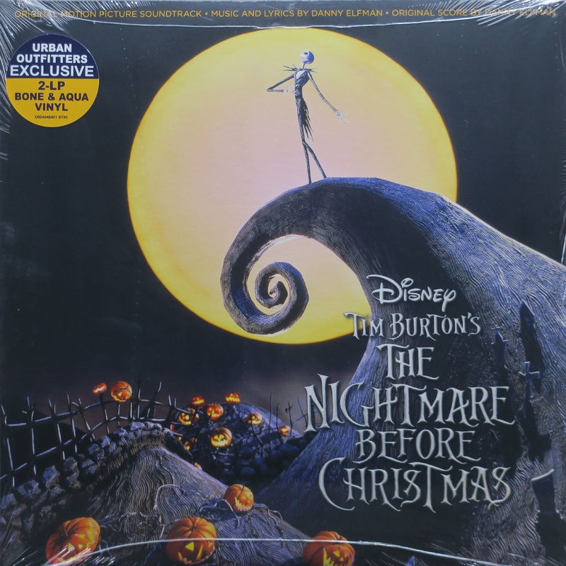 ‘NIGHTMARE BEFORE CHRISTMAS’ Soundtrack (Danny Elfman) BONE/AQUA Vinyl 2LP