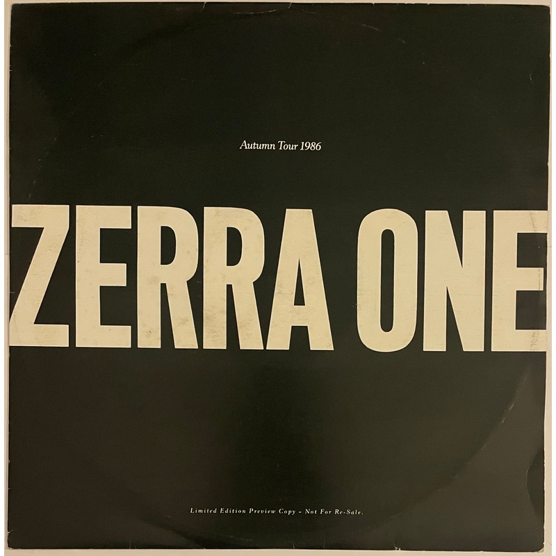 Zerra One  Autumn Tour 1986 12 Single (Ltd Preview Copy)