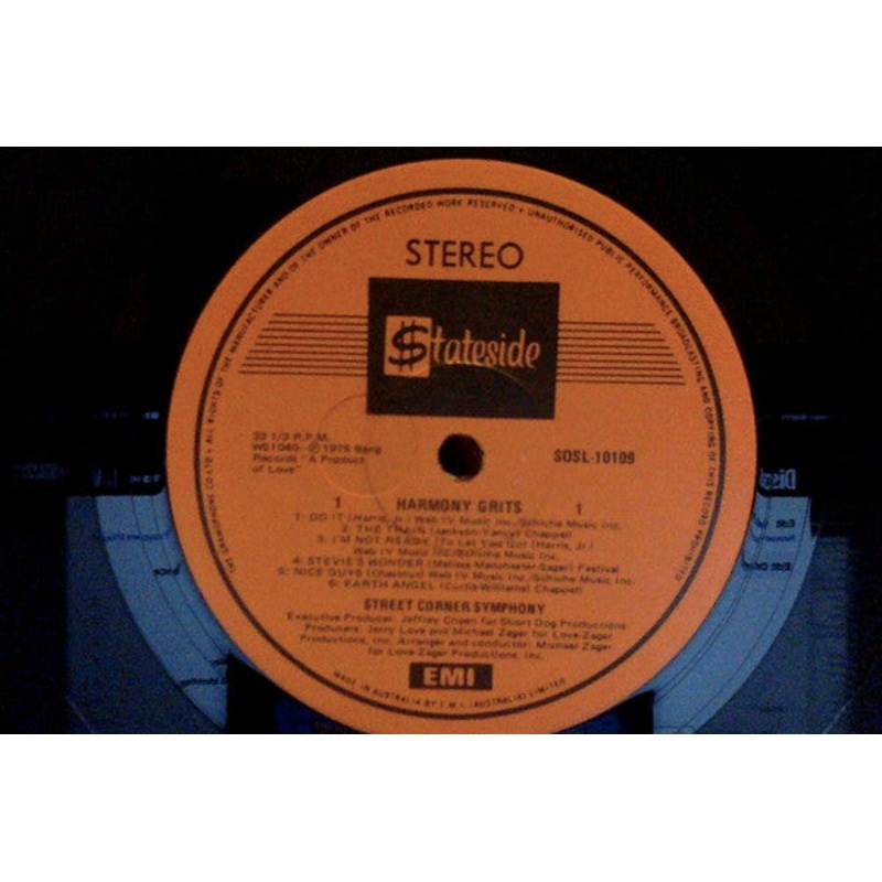 Street Corner Symphony  – Harmony Grits – LP, Album – Near Mint (NM or M-)