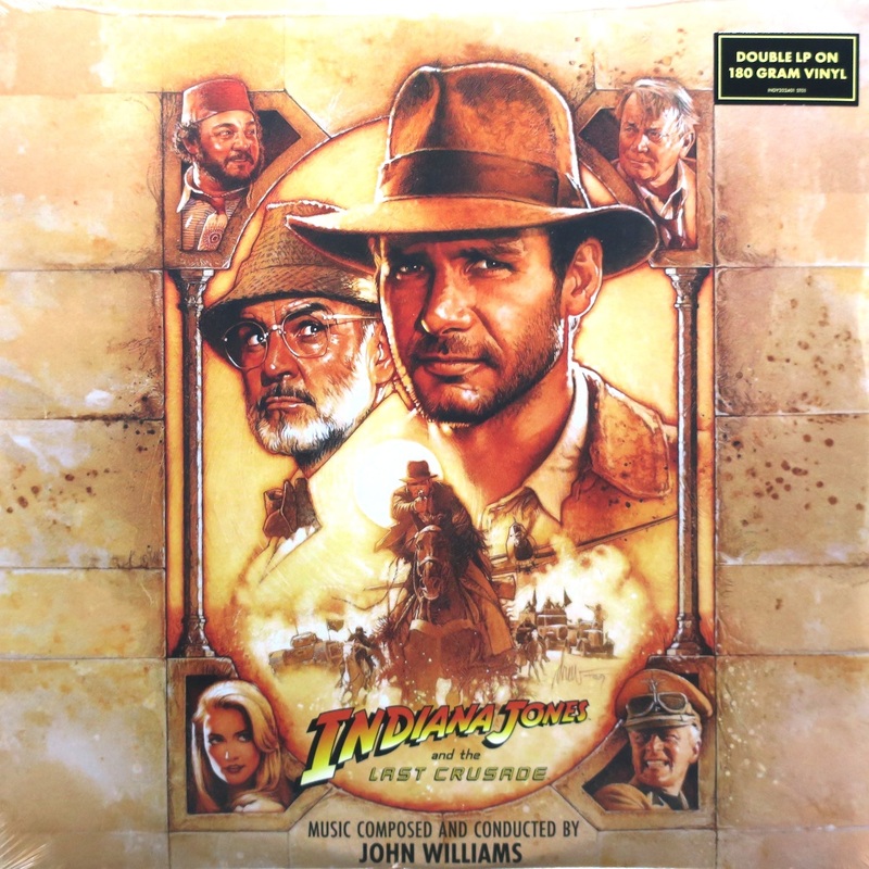 ‘INDIANA JONES AND RAIDERS OF THE LAST CRUSADE’ Soundtrack (John Williams) 180g Vinyl 2LP