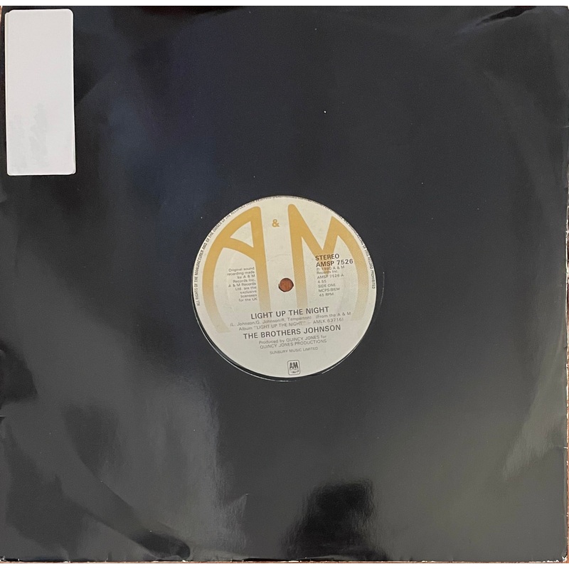 The Brothers Johnson – Light Up The Night 12 Single