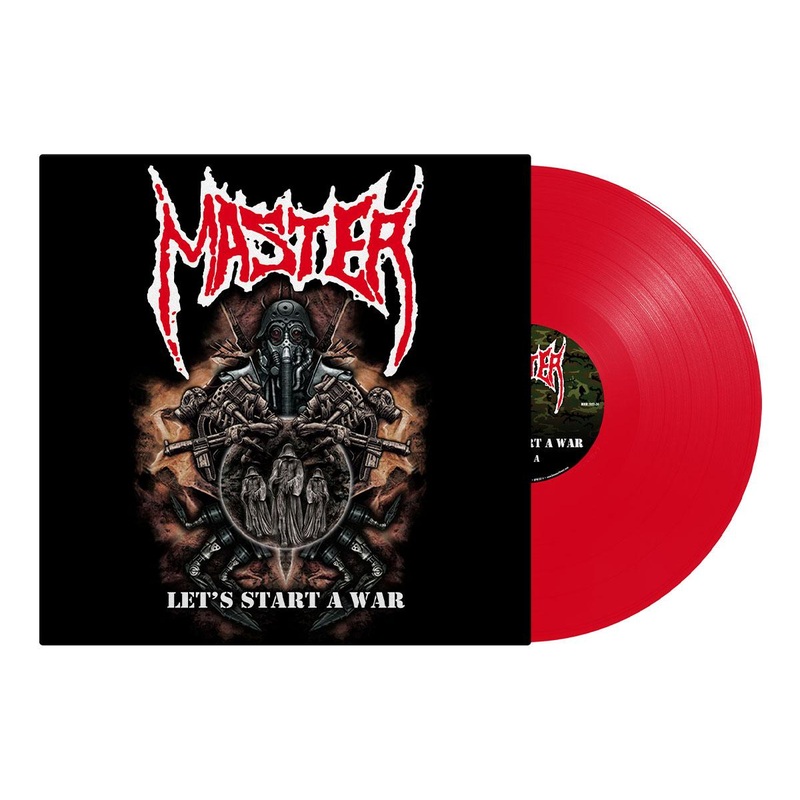 MASTER – Let’s Start A War LP (Transparent Red Vinyl)