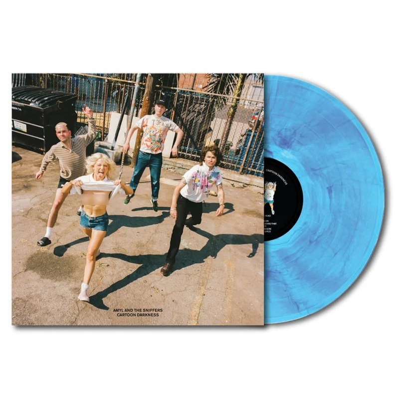AMYL AND THE SNIFFERS ‘Cartoon Darkness’ BLUE Vinyl LP