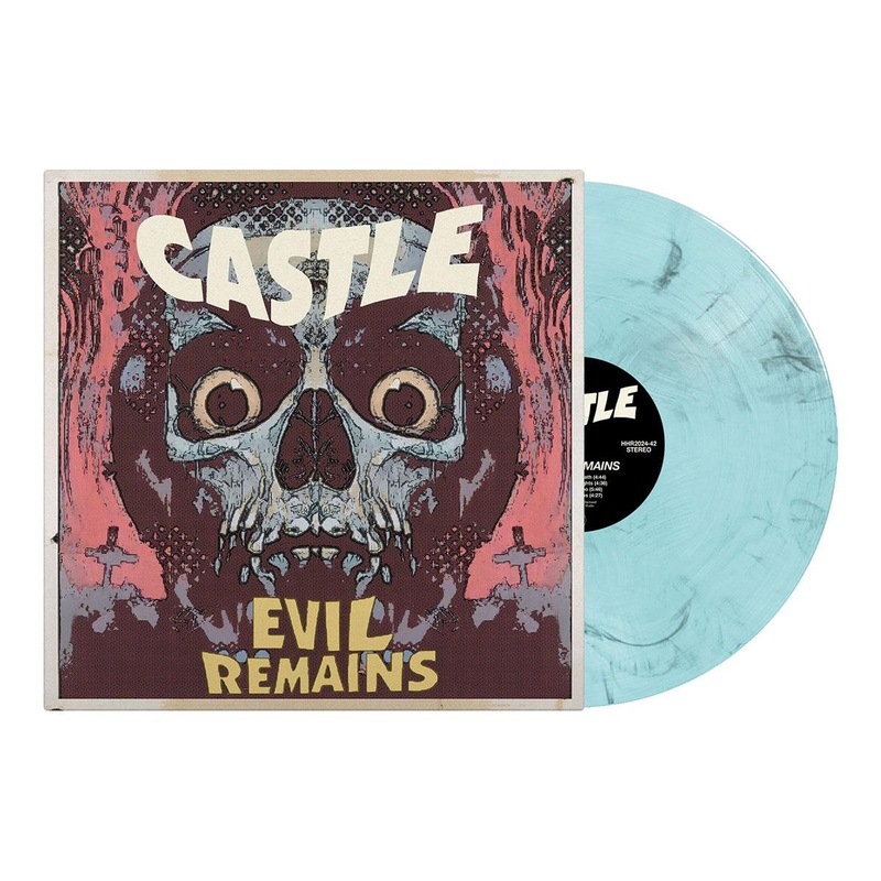 CASTLE – Evil Remains LP (Electric Blue/Black Marble Vinyl)