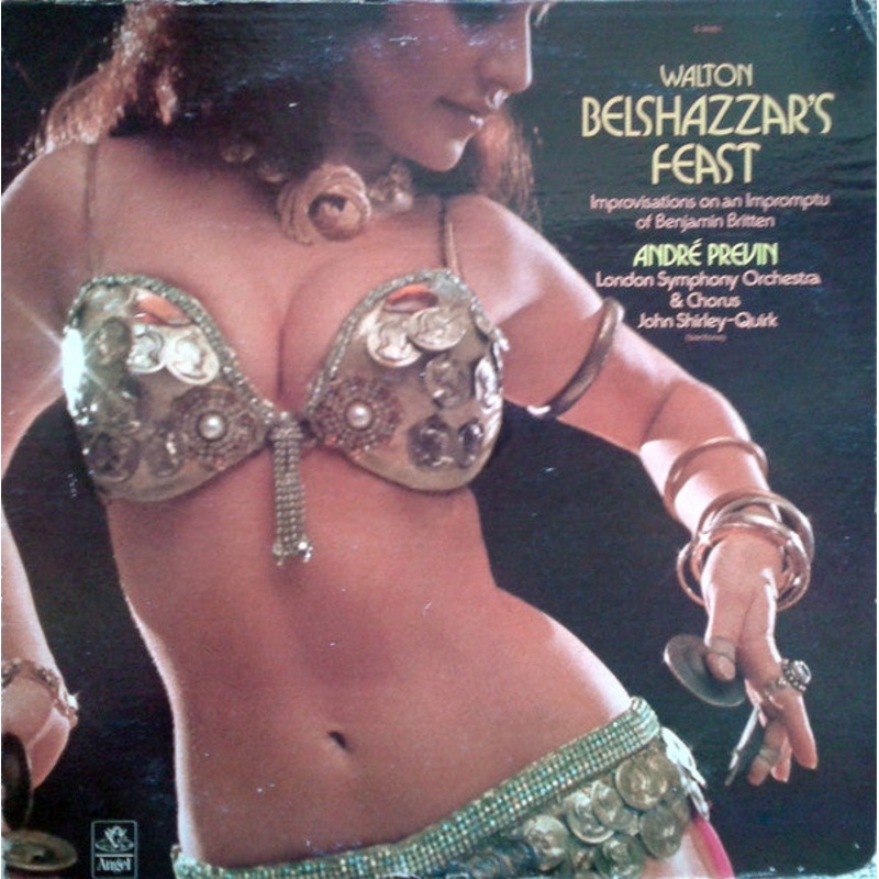Sir William Walton, London Symphony Orchestra & London Symphony Chorus, Andr Previn – Belshazzar’s Feast / Improvisations On An Impromptu Of Benjamin Britten – LP, Album, RP – Very Good Plus (VG+)