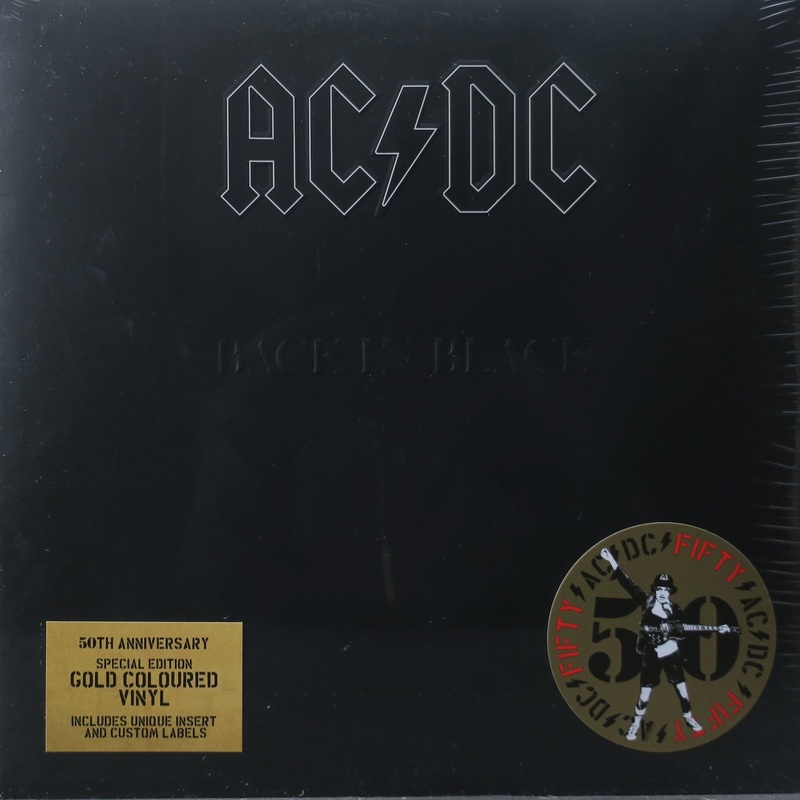 AC/DC ‘Back In Black’ Anniversary GOLD Vinyl LP