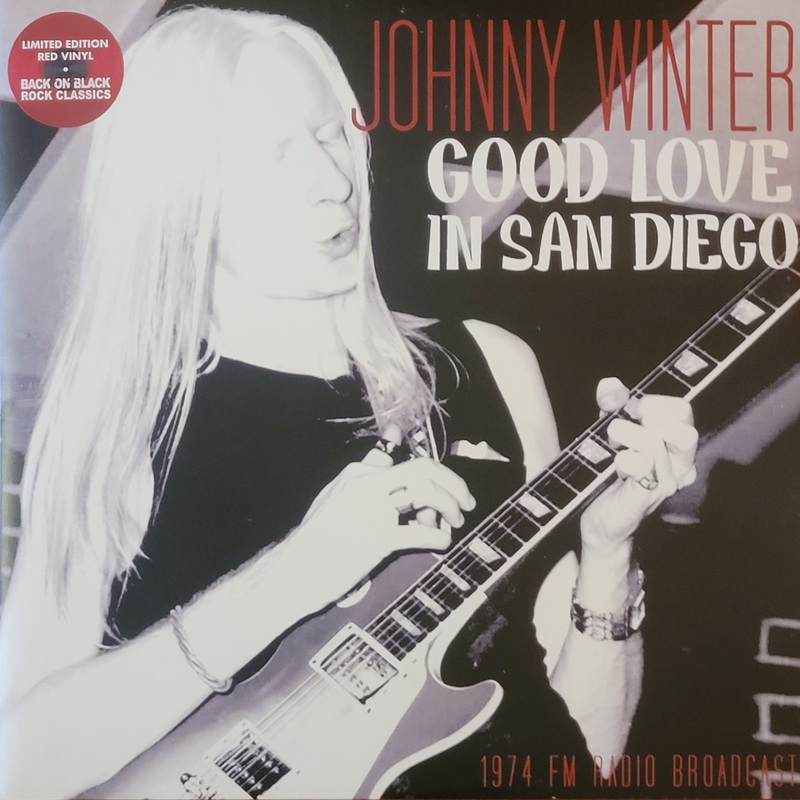Johnny Winter – Good Love In San Diego Lp (Red Vinyl)