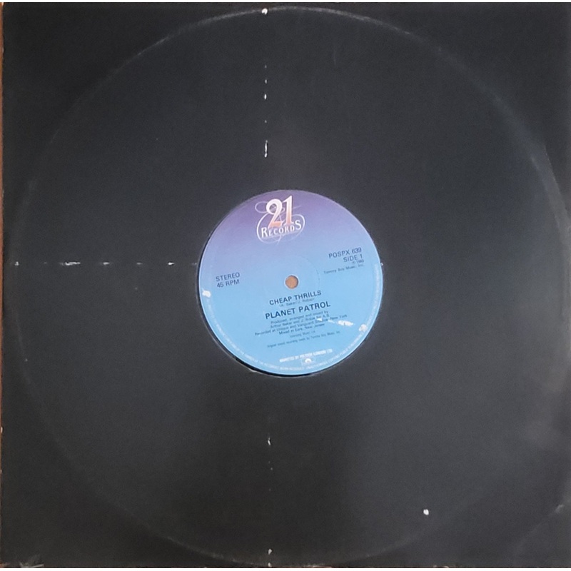 Planet Patrol – Cheap Thrills 12 Single