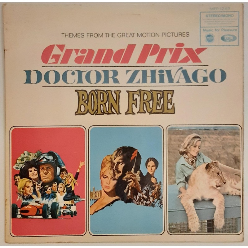 Various – Themes From The Great Motion Pictures Grand Prix / Doctor Zhivago / Born Free Lp