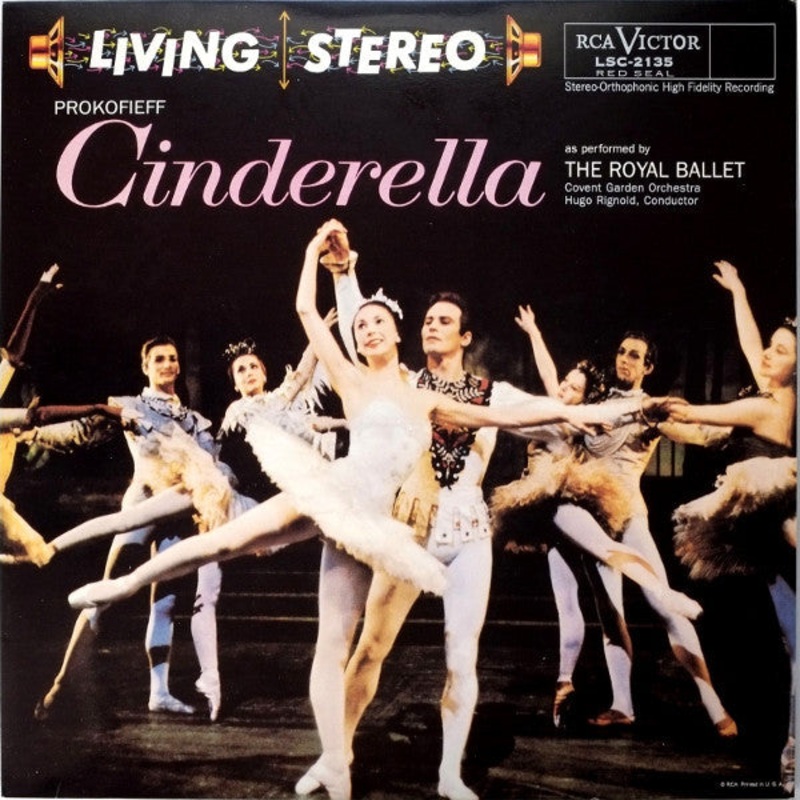 Sergei Prokofiev, Orchestra Of The Royal Opera House, Covent Garden, Hugo Rignold – Cinderella (As Performed By The Royal Ballet) – LP, Album, RE, 180 – Near Mint (NM or M-)