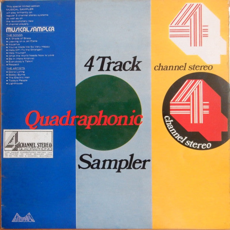 Various – 4 Track Quadrophonic Sampler – LP, Comp, Quad, M/Print – Near Mint (NM or M-)